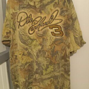 Vintage Dale Earnhardt Camo T-Shirt - 90s NASCAR Racing Tee - Size 2XL